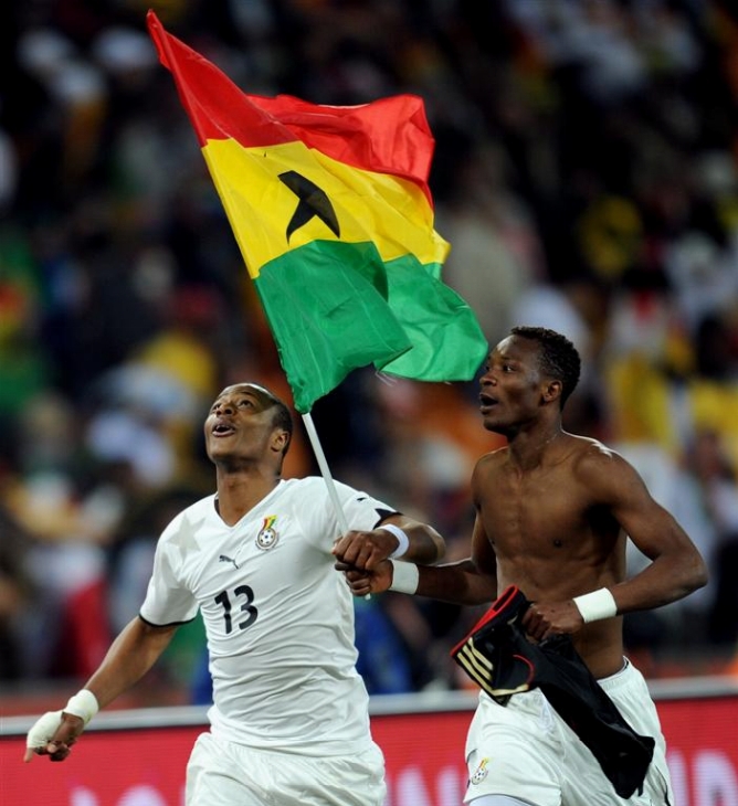 Avant Uruguay-Ghana : Les supporters Ghanéens font le show